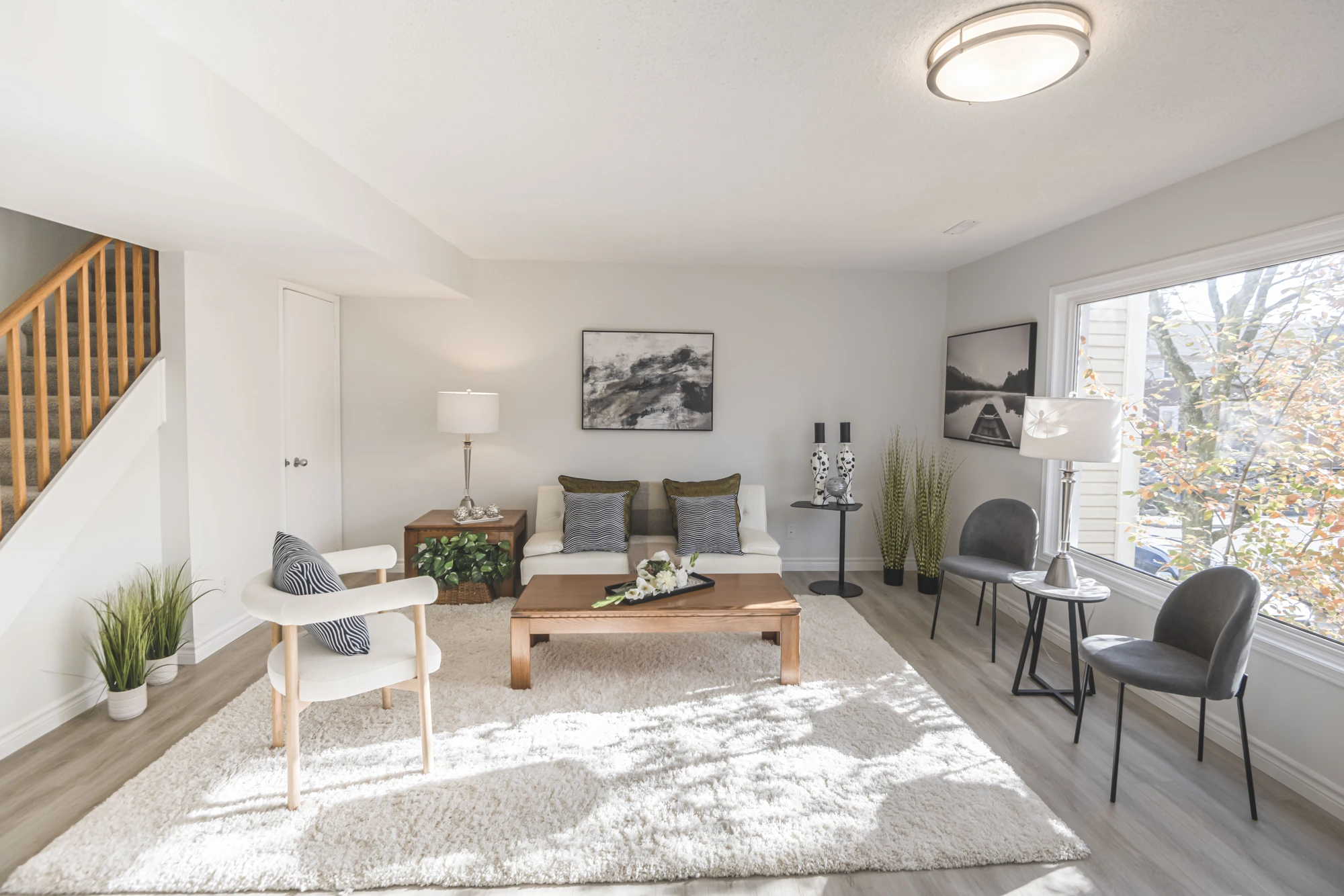 Living Room — Staircase View
